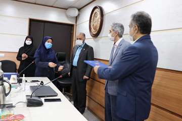 مراسم بزرگداشت روز بهورز با حضور دکتر دانائی رئیس دانشگاه 